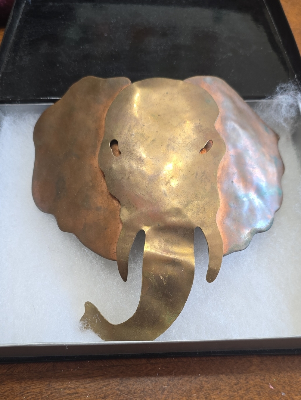 Copper Elephant Belt Buckle – Copper-Toned Elephant Head